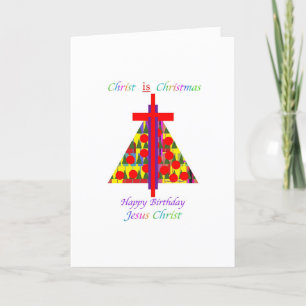 CHRIST IS CHRISTMAS HOLIDAY CARD