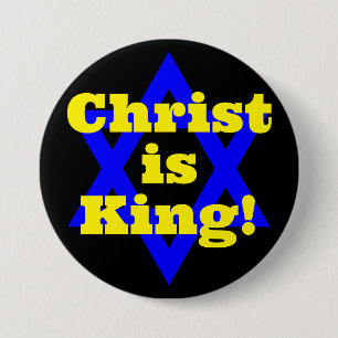 Christ is King! 7.5 Cm Round Badge