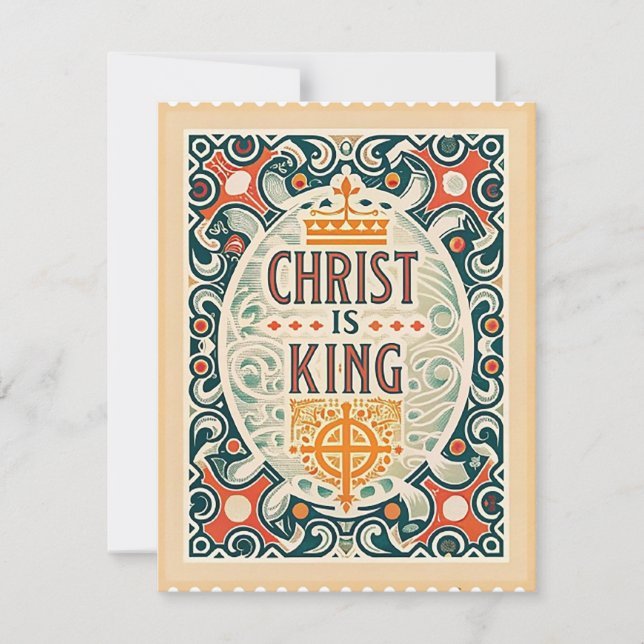 Christ is King Holiday Card (Front)