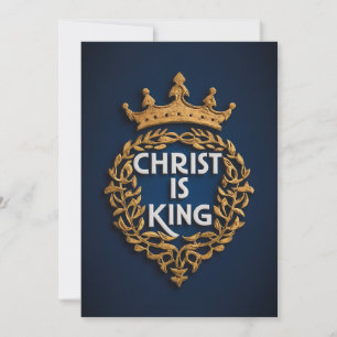 Christ is King Holiday Card