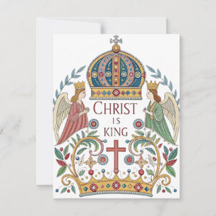 Christ is King Holiday Card