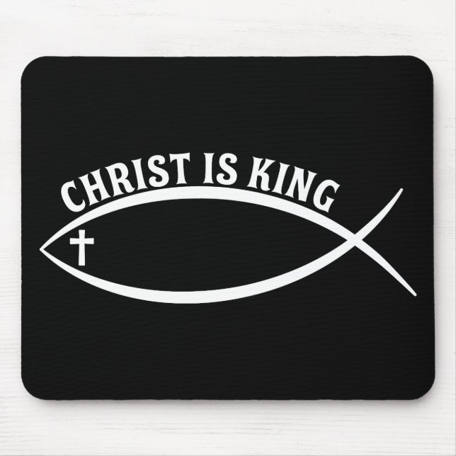 Christ Is King Mouse Mat (Front)