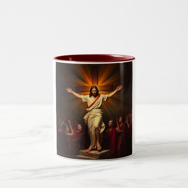 Christ is Risen Coffee Mug (Center)