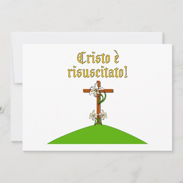 Christ is Risen Invitation (Front)