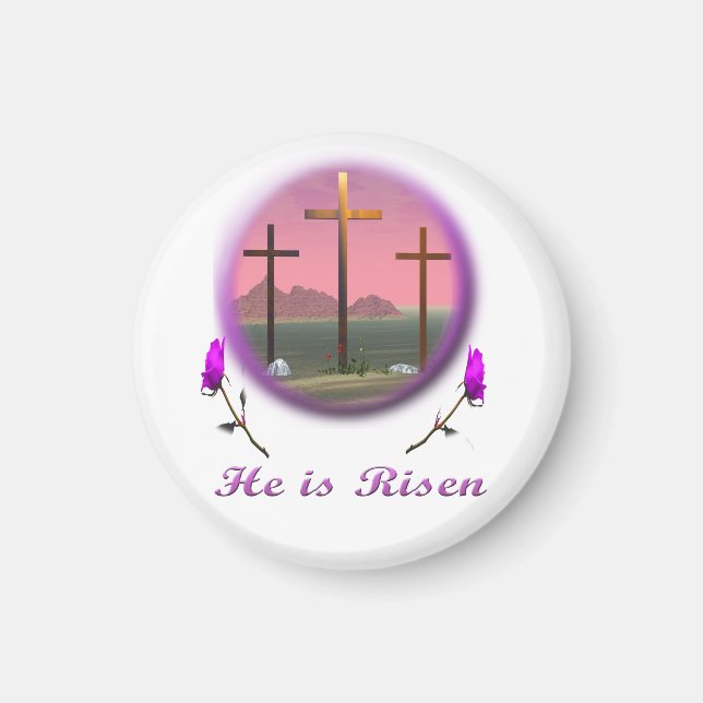 Christ is Risen  Magnet (Front)