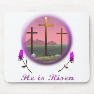 Christ is Risen Mouse Mat