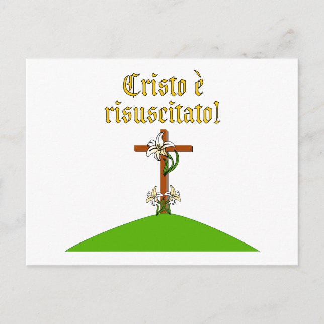 Christ is Risen Postcard (Front)