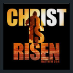 Christ Is Risen - Resurrection of Jesus Easter Poster<br><div class="desc">Christ Is Risen - Resurrection of Jesus
Celebrate Easter in your Church with this wonderful design
Great for Evangelism</div>