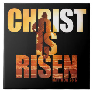 Christ Is Risen - Resurrection of Jesus Easter Tile
