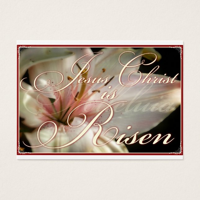 Christ is Risen sharing Card (Front)