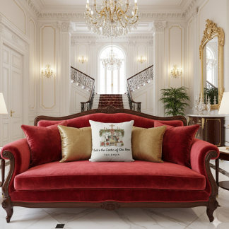 Christ is the Center Christmas  Cushion