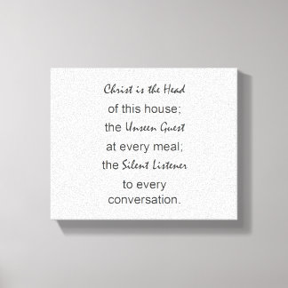 christ is the head of this house wall art,canvas canvas print
