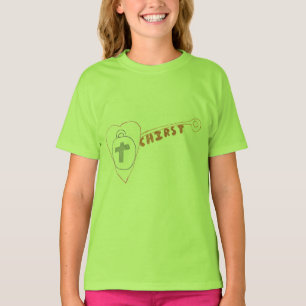 Christ is the Key  Girls' Basic T-Shirt