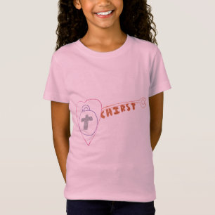 Christ is the Key Girls' Fine Jersey T-Shirt