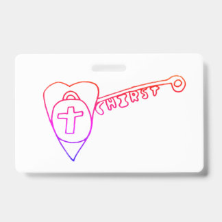 Christ is the Key ID Badge