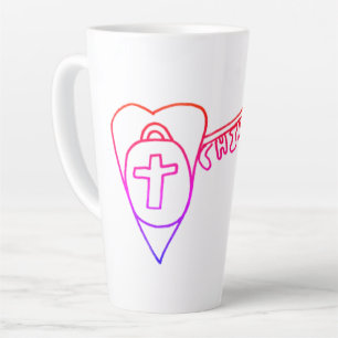 Christ is the Key Large Latte Mug