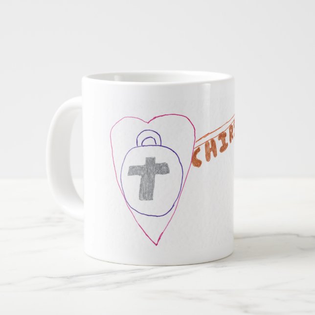 Christ is the Key Large Mug (Front Left)