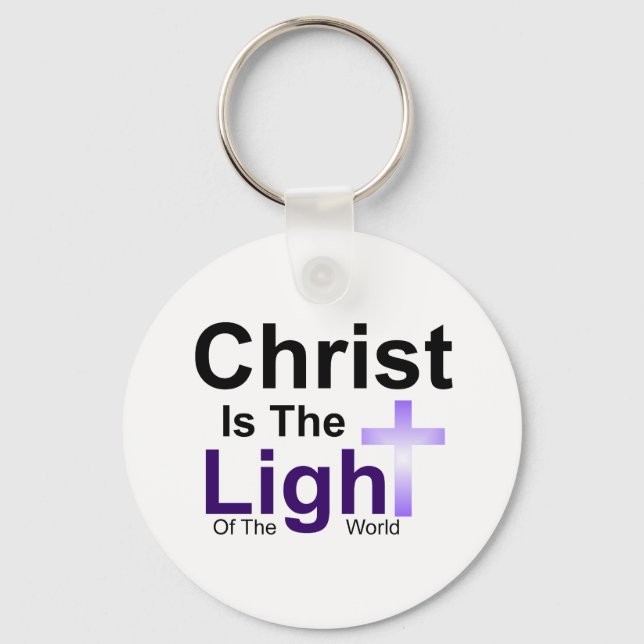 Christ Is The Light  Key Ring (Back)