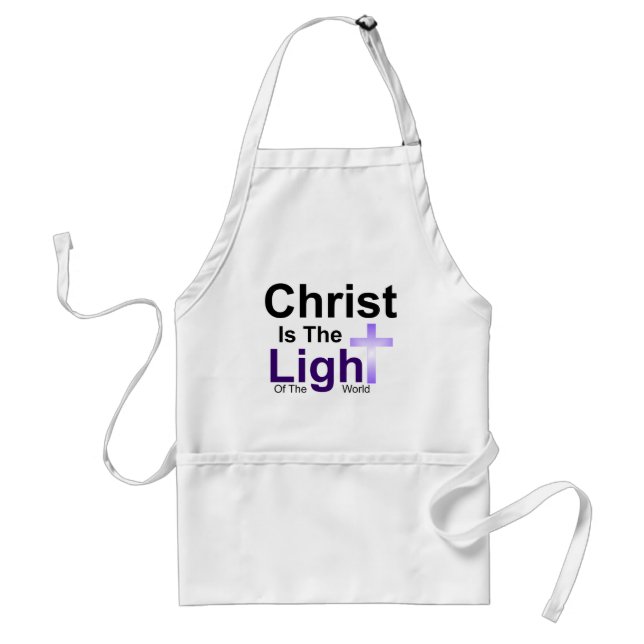 Christ Is The Light Standard Apron (Front)
