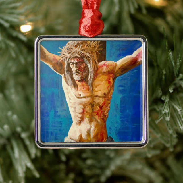 Christ Jesus  Metal Tree Decoration (Tree)