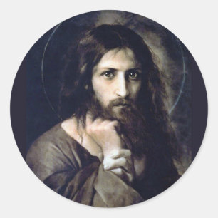 Christ Jesus the Saviour by Cornicelius Classic Round Sticker
