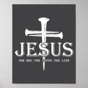 Christ Jesus The Way. The Truth. The Life Blessed  Poster
