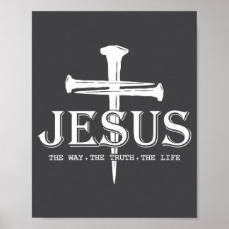 Christ Jesus The Way. The Truth. The Life Blessed  Poster