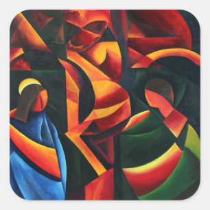 Christ - Last breath 2008 Square Sticker