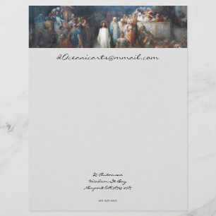 Christ Leaving Praetorium Customised Letterhead