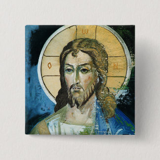 Christ Mural painting 15 Cm Square Badge