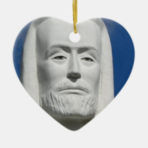 Christ of the Ozarks   Jesus Ceramic Tree Decoration