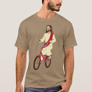 Christ on a Bike Funny Religious Lord Jesus Church T-Shirt