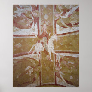 Christ on a white horse poster