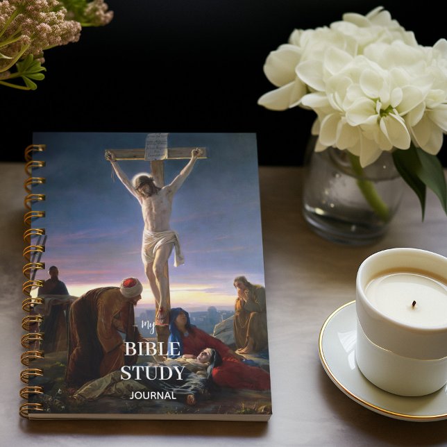 Christ on the Cross by Carl Bloch, Fine Art Notebook (Creator Uploaded)