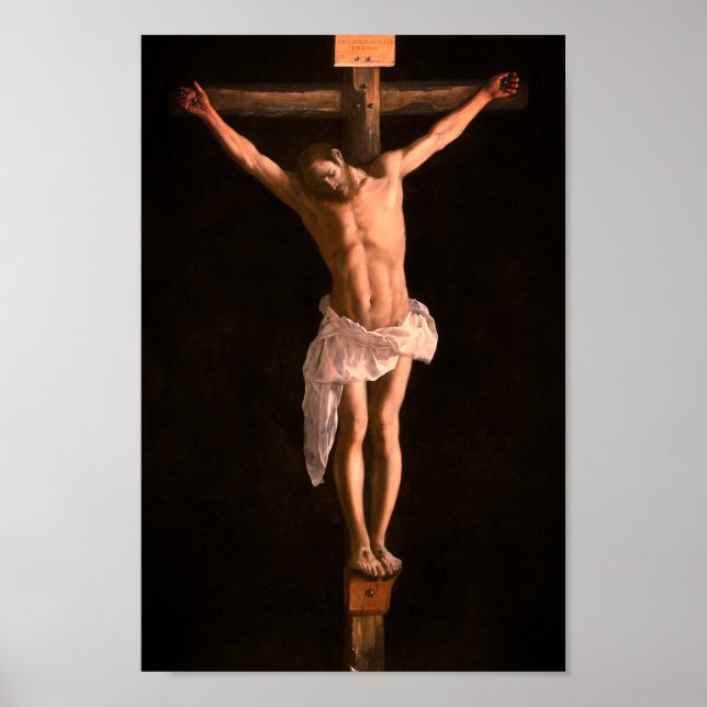 Christ On the Cross by Francisco De Zurbarán  Poster (Front)