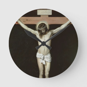 Christ on the Cross, c.1630 Round Clock