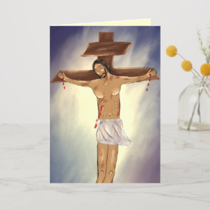 Christ on the Cross Card
