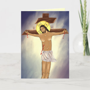 Christ on the Cross Card