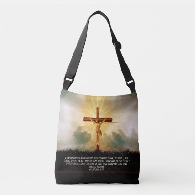 CHRIST ON THE CROSS CROSSBODY BAG (Front)