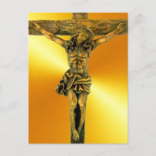 Christ on the Cross  Postcard (Front)