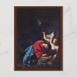 Christ On The Mount Of Olives By Troger Paul Postcard