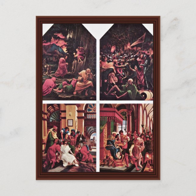 Christ On The Mount Of Olives Postcard (Front)