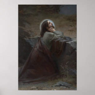 Christ on the Mount of Olives (Thy Will Be Done!) Poster