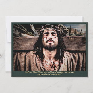 Christ on the Road to Calvary—Luke 23:27 Biblical  Invitation
