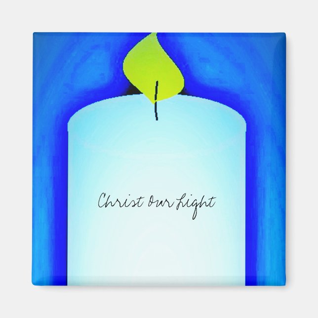 CHRIST OUR LIGHT MAGNET (Front)