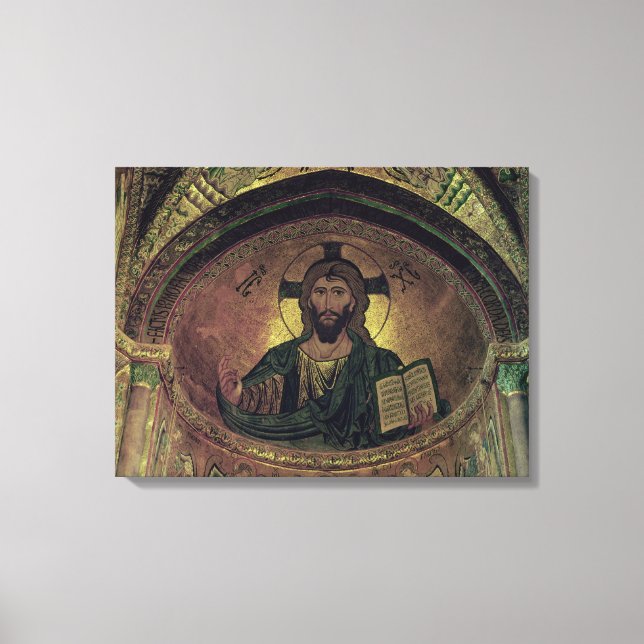 Christ Pantocrat in the apse Canvas Print (Front)