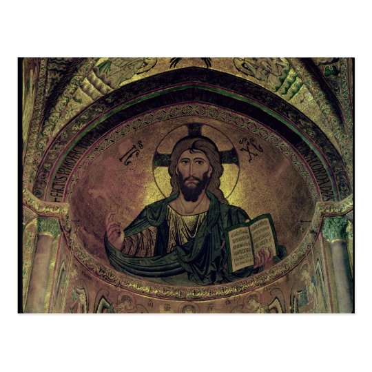 Christ Pantocrat in the apse Postcard