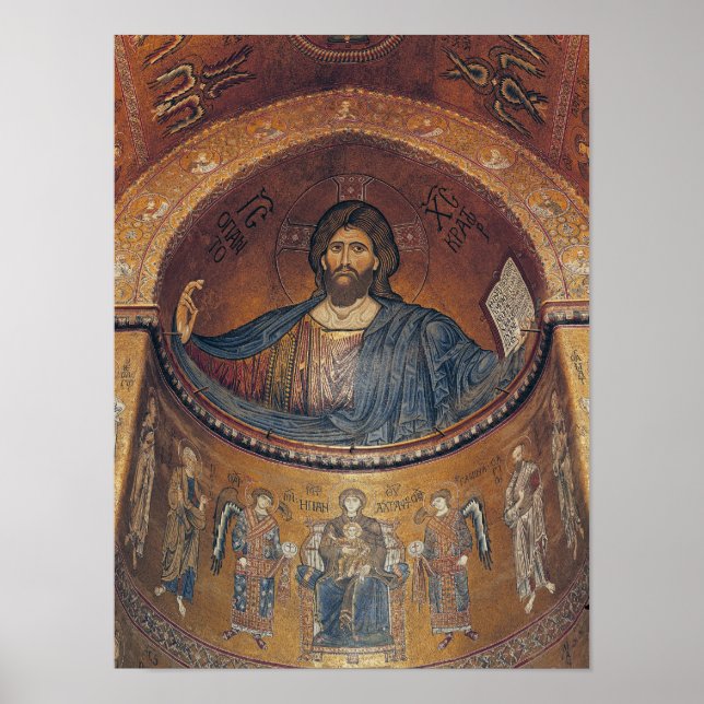Christ Pantocrator and the Madonna Poster (Front)