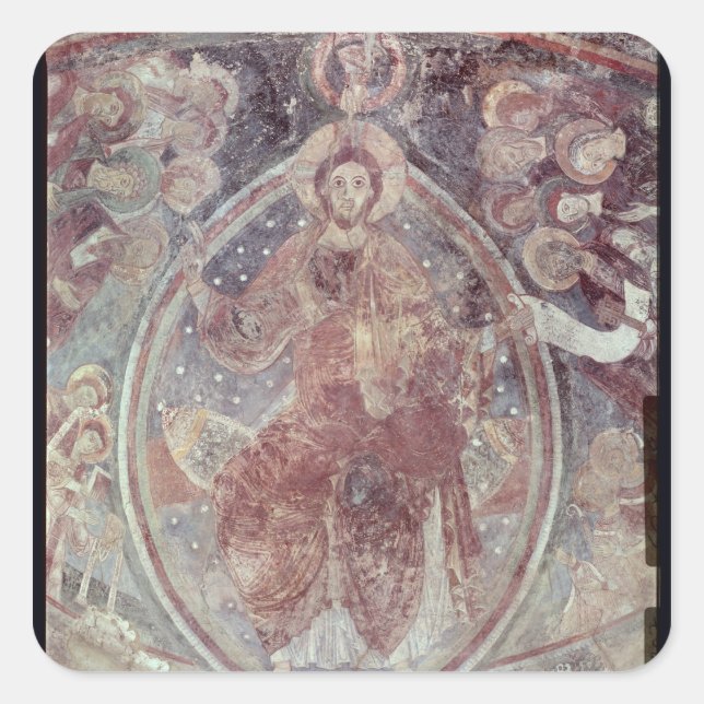 Christ Pantocrator, from the apse Square Sticker (Front)