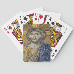 Christ Pantocrator Mosiac Hagia Sophia Playing Cards
